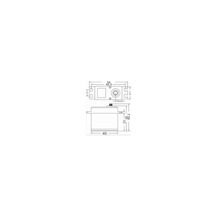 JX DC5821LV Servo Digital 21.8kg 0.16s High Voltage