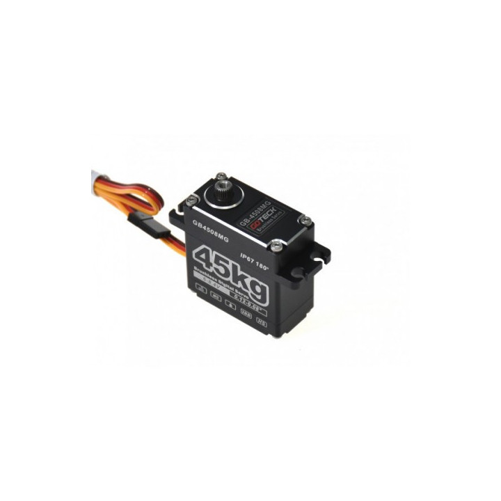 GoTeck GB4508MG Servo Brushless Digital 45kg 0.08s Metal Gear HV High Torque